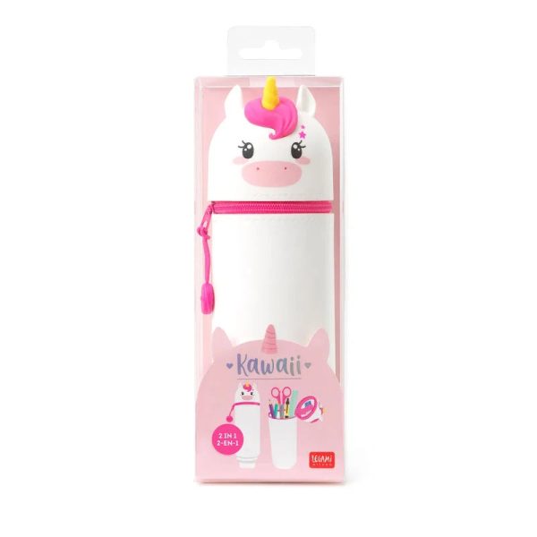 Astuccio Kawaii Unicorn in silicone morbido 2 in 1 For Cheap