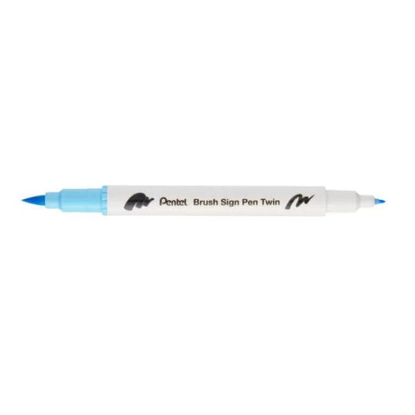 Pentel Brush Sign Pen Twin on Sale