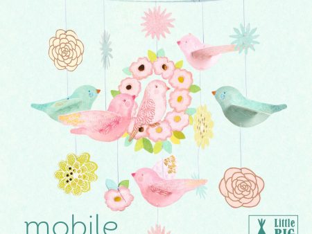 Sospensione mobile - Uccellini in primavera on Sale