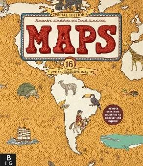 Aleksand Mizielinska: Maps Special Edition [2017] hardback on Sale